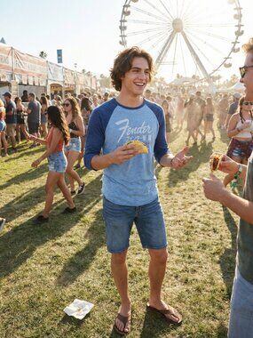 Lucky Brand Fender Japan Tee NWT